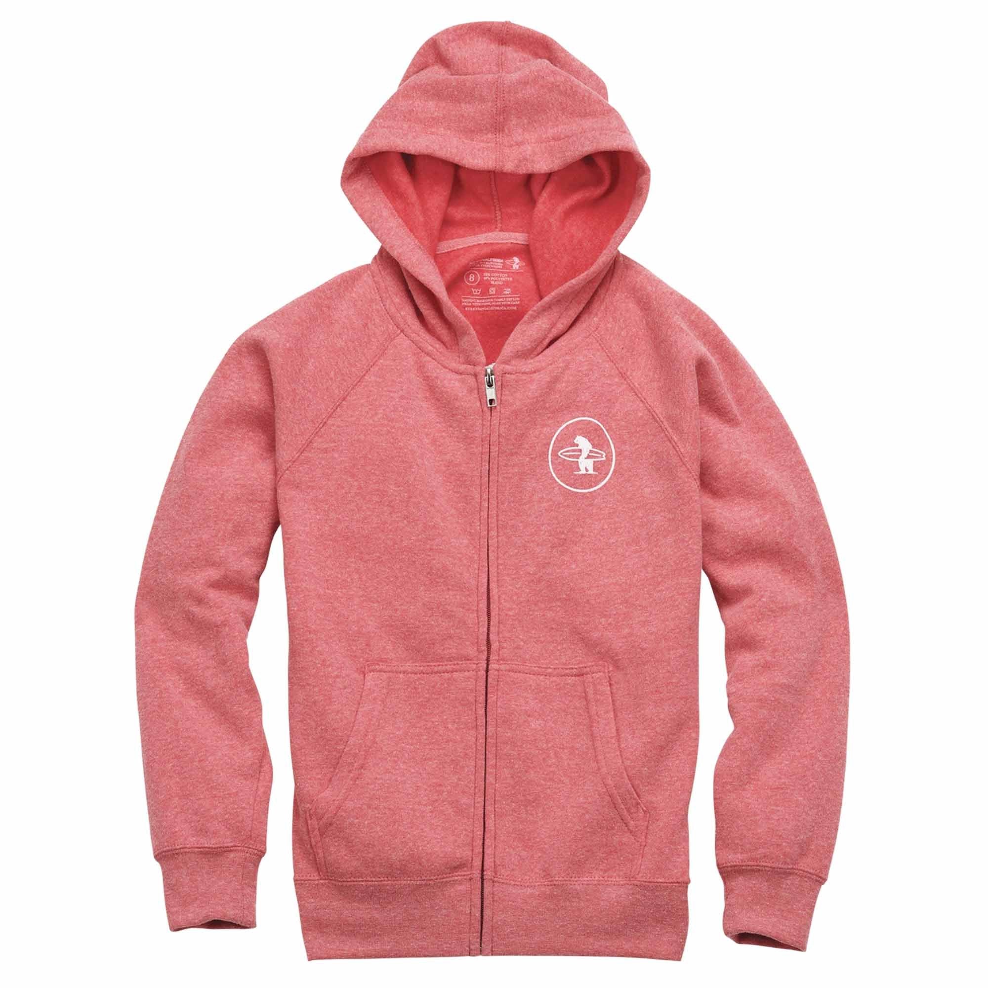 Mini zip up online hoodie